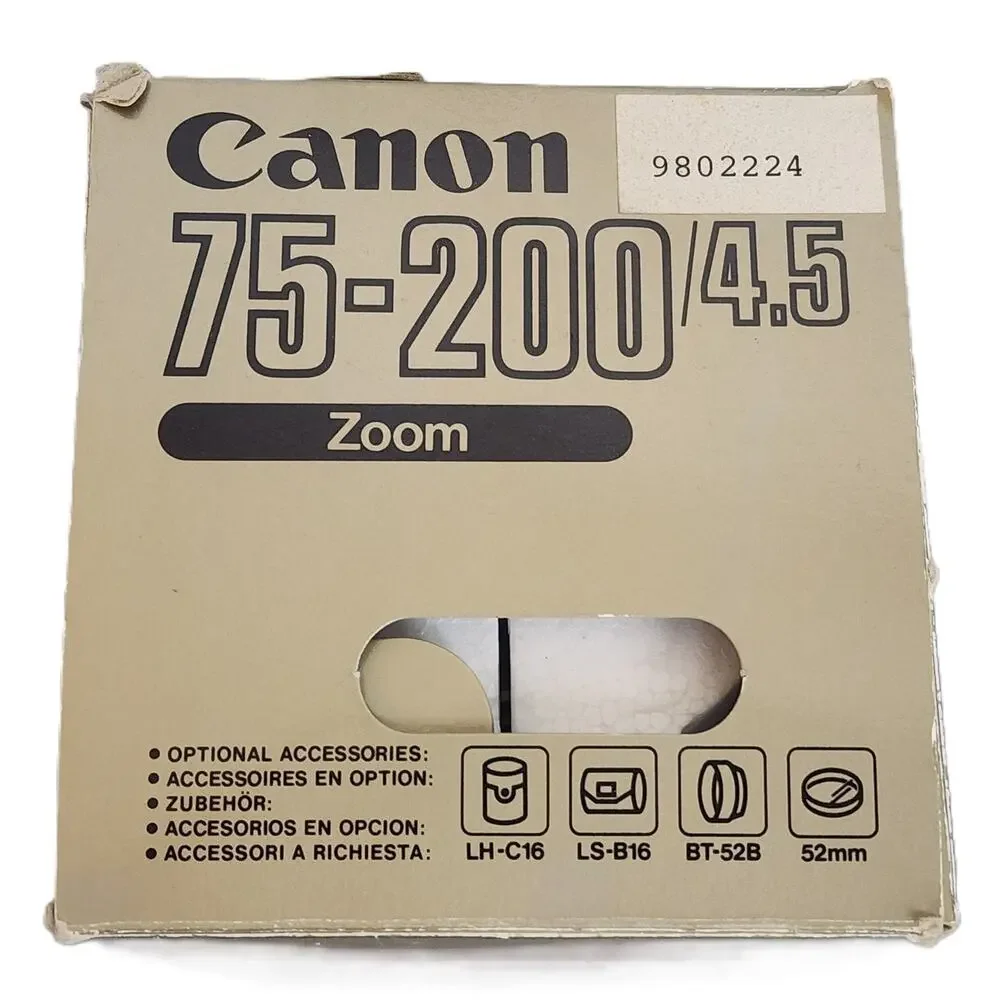 Canon this listing